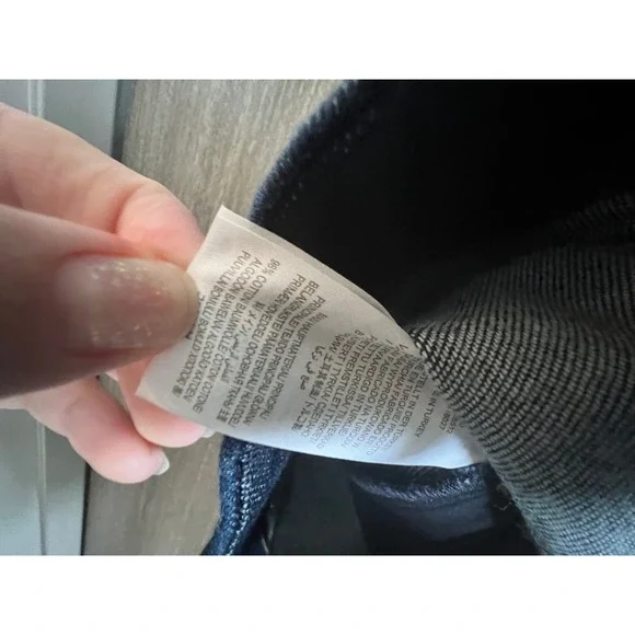 Boden Denim Dress Gold Stitching Pockets Belted Midi Vibrant Blue Wash Cotton - Picture 10 of 10